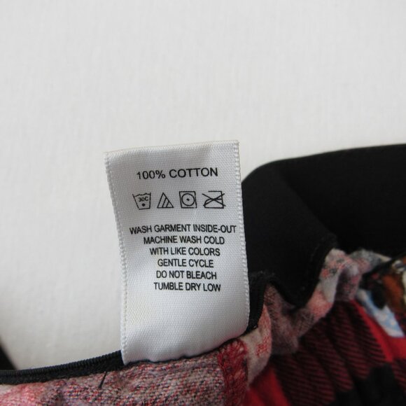 Buc-ee's Pj's Pants Unisex Size Small Red Plaid Christmas Holiday Pajama Bottoms - Picture 8 of 9